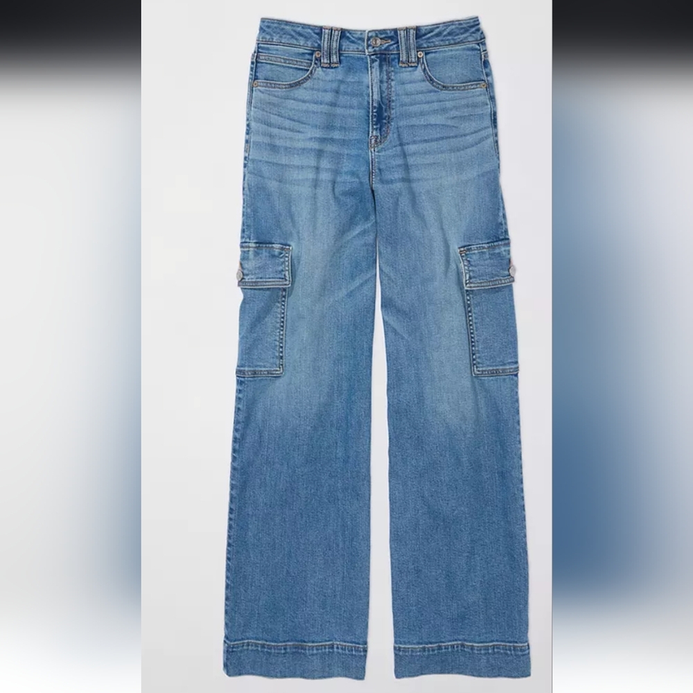 American Eagle high waisted baggy jean